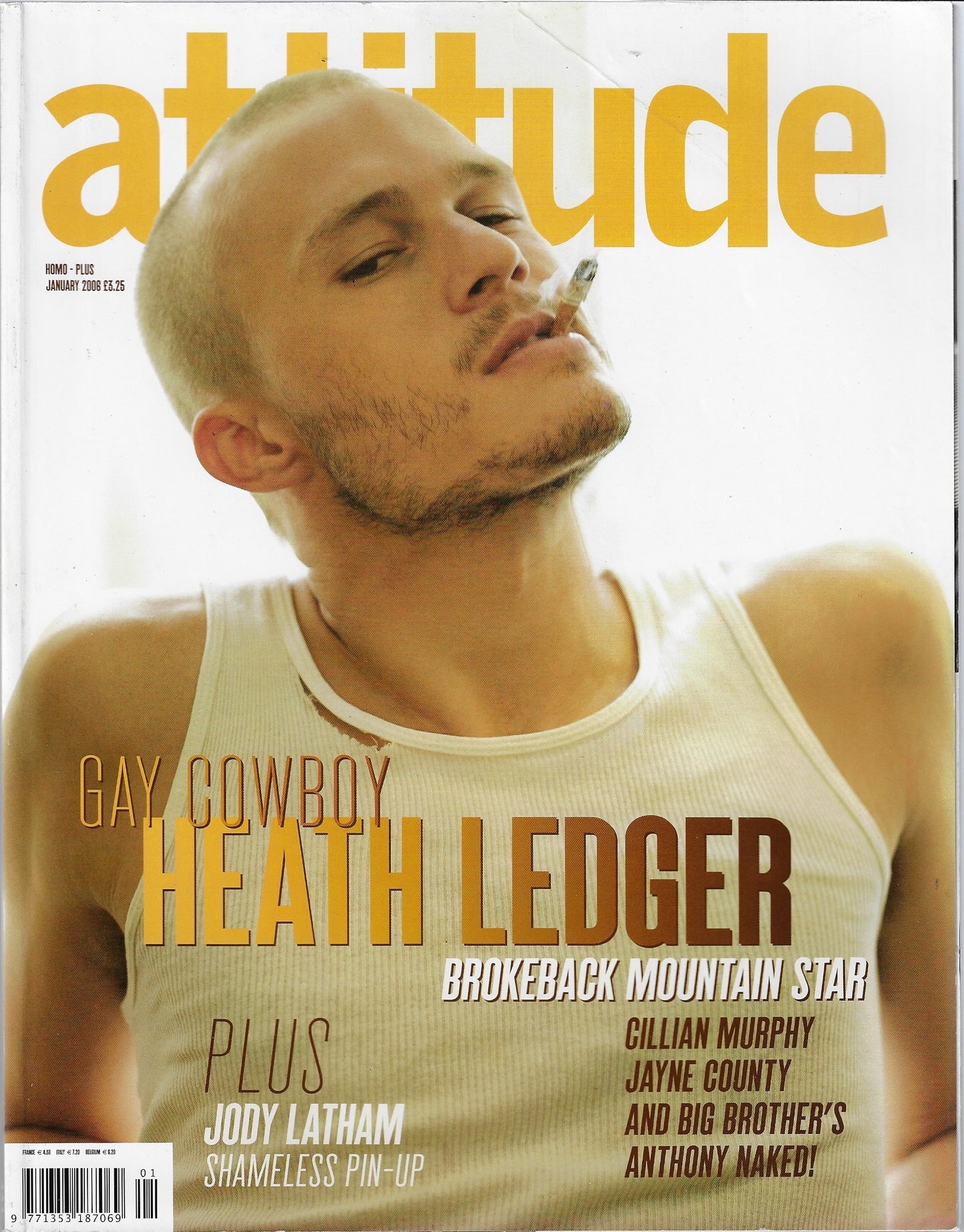 Attitude Magazine 141 - Heath Ledger