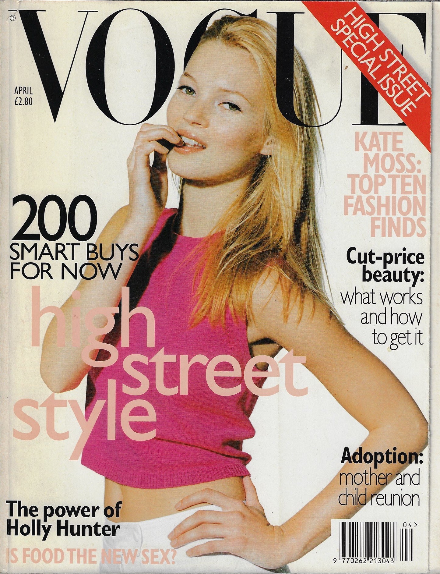 Vogue Magazine April 1996 - Kate Moss