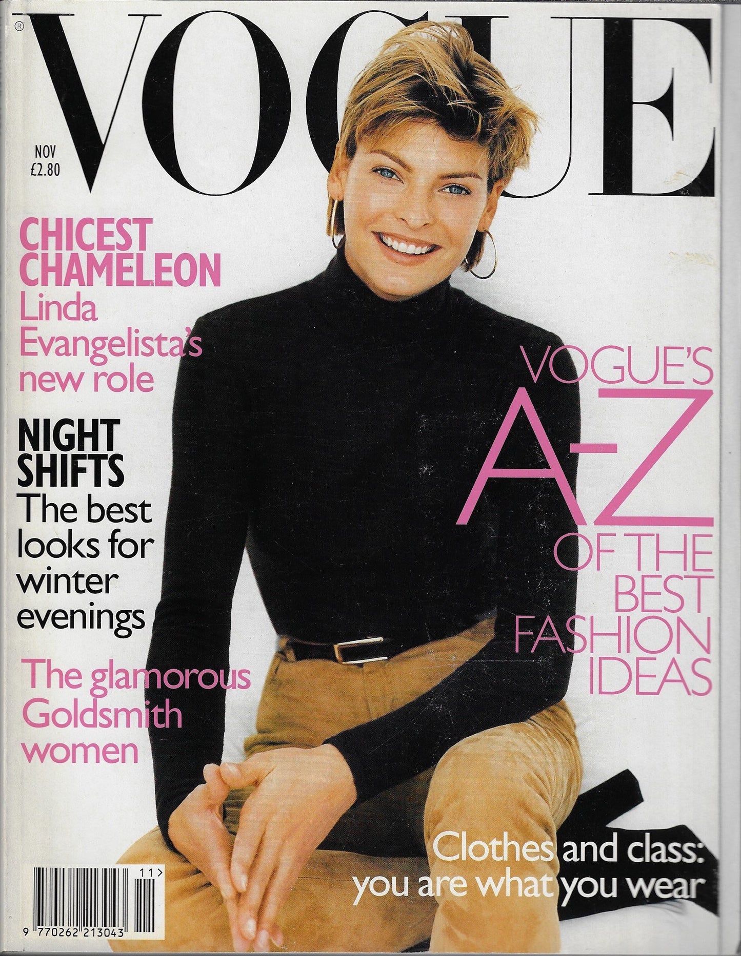 Vogue Magazine November 1996 - Linda Evangelista
