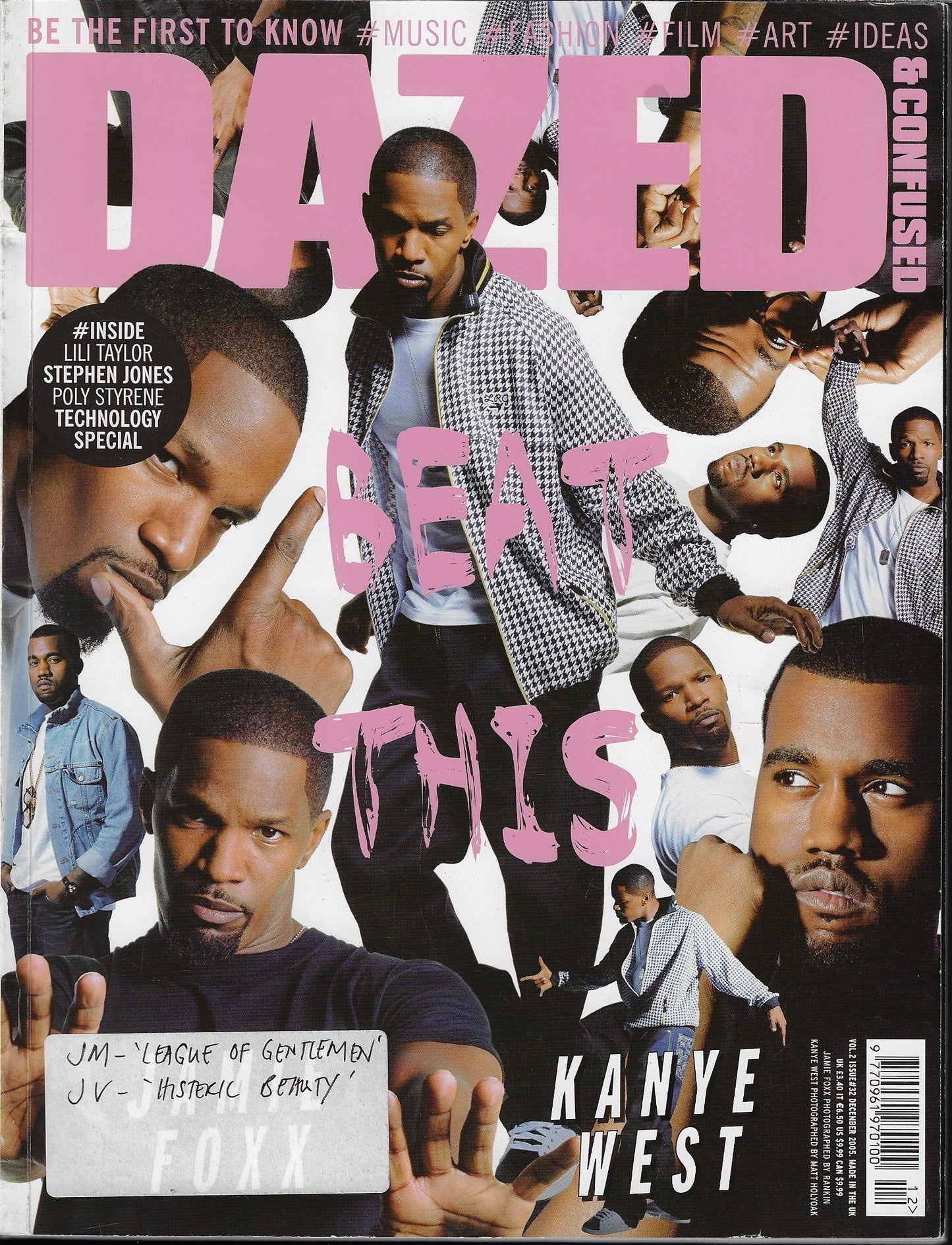 Dazed & Confused Magazine 2005 - Jamie Foxx & Kanye West