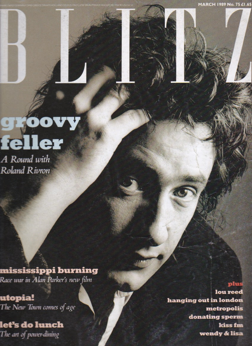 Blitz Magazine 1989 - Rowland Rivron