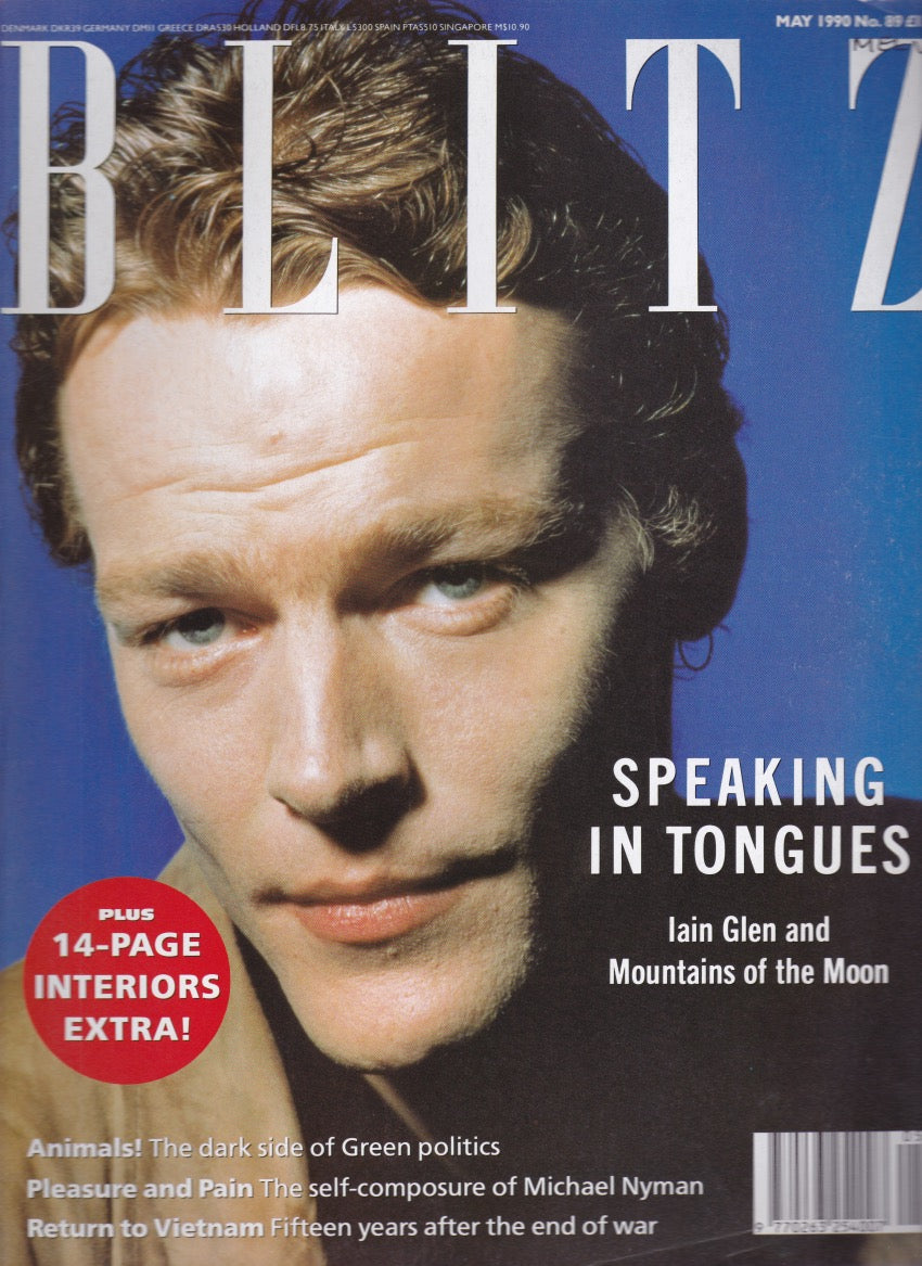 Blitz Magazine 1990 - Iain Glen