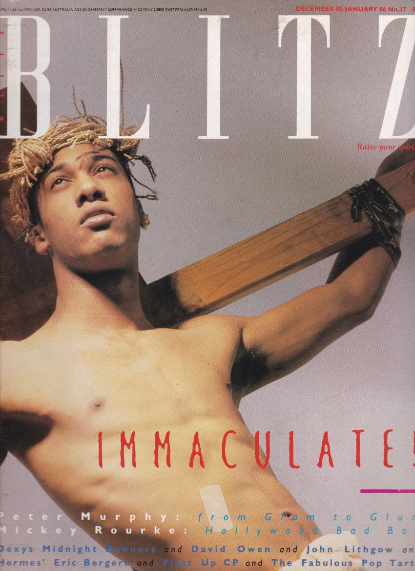 Blitz Magazine - 1985 Mickey Rourke