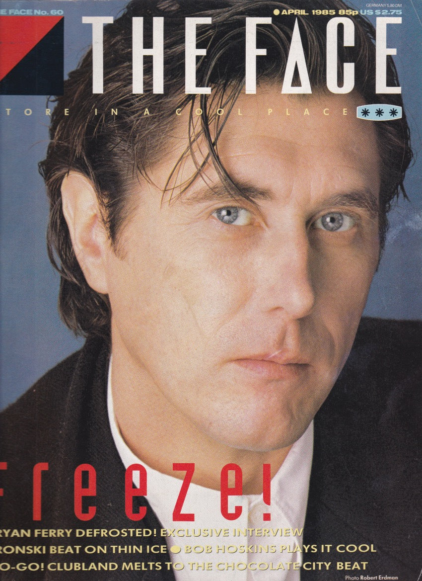 The Face Magazine 1985 - Bryan Ferry