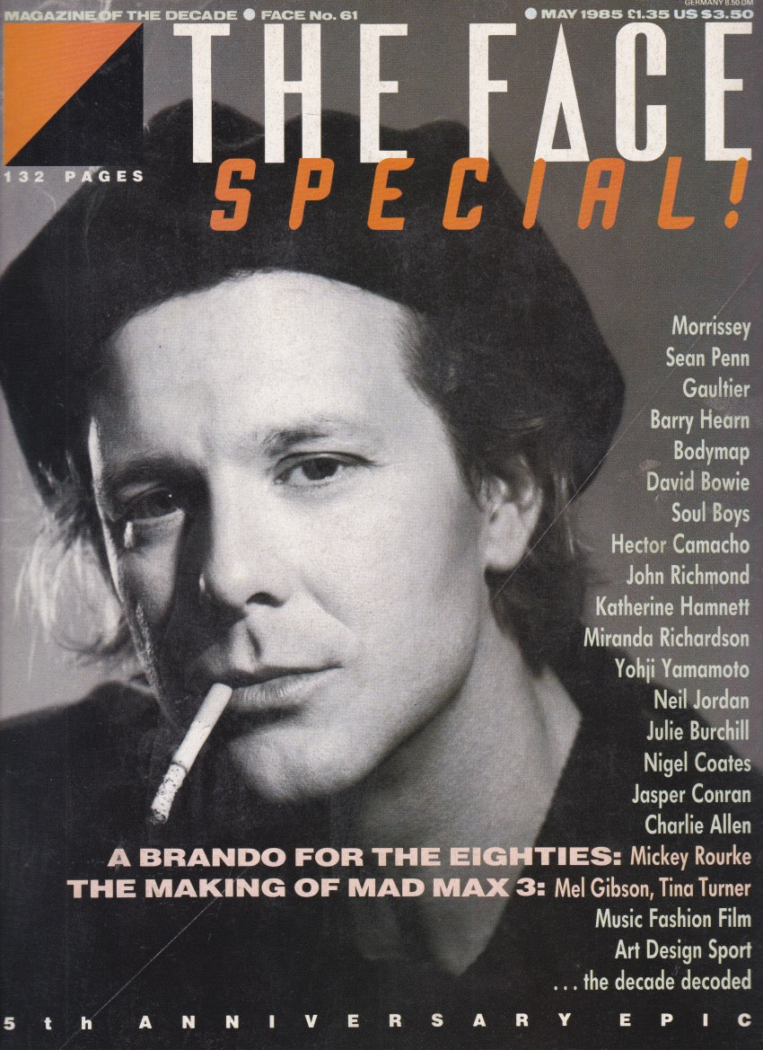 The Face Magazine - Mickey Rourke