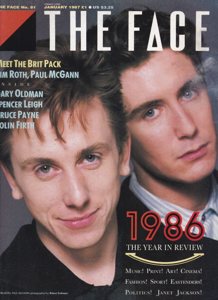 The Face Magazine 1987 - Paul McGann Tim Roth