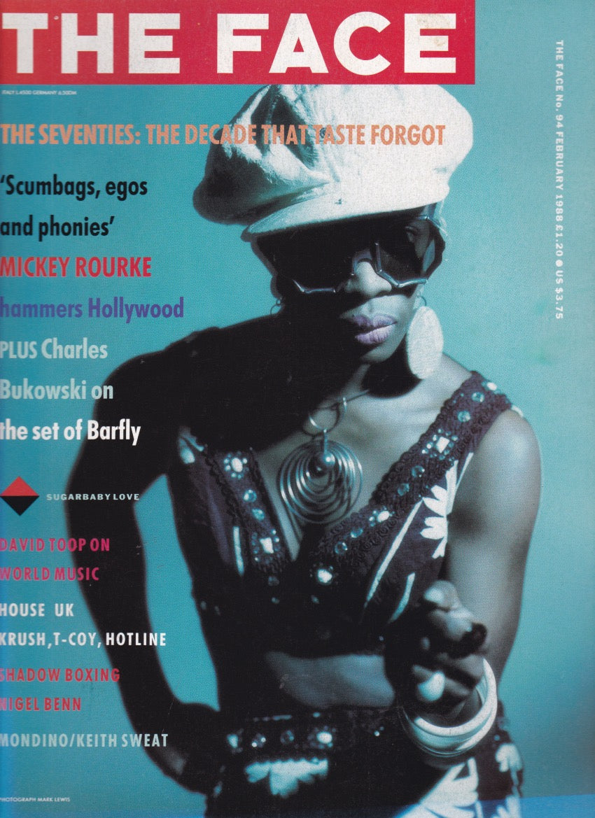 The Face Magazine 1988 - Mickey Rourke