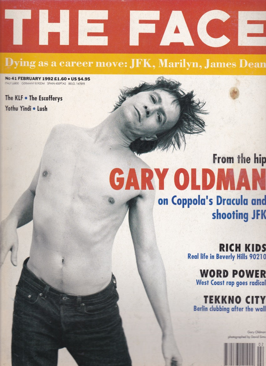 The Face Magazine Gary Oldman - 1992