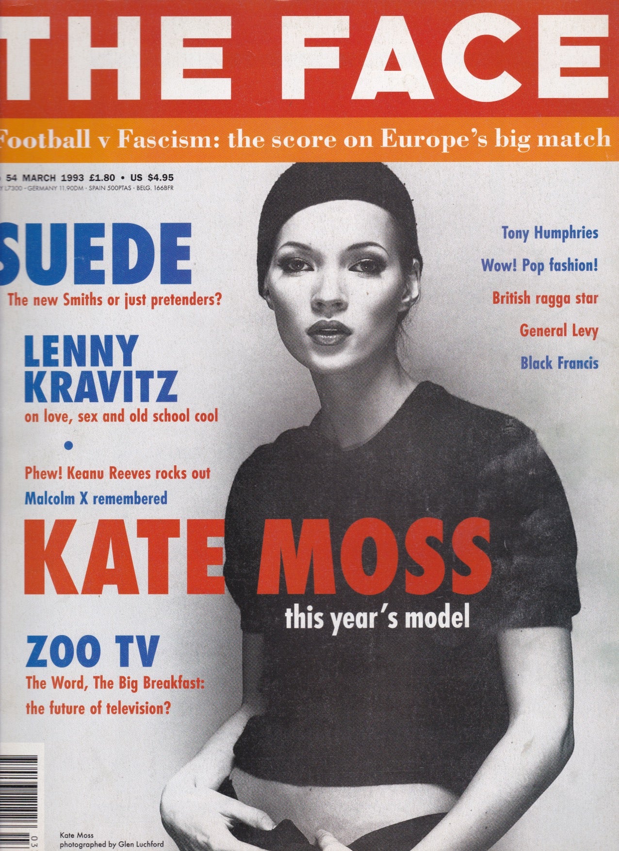 The Face Magazine 1993 - Kate Moss