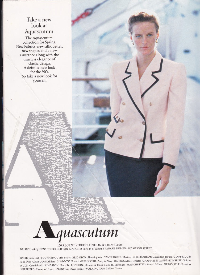 Vogue Magazine March 1990 - Helena Christensen