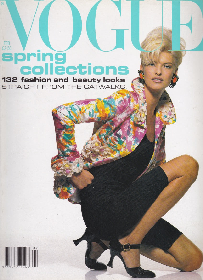 Vogue Magazine February 1991 - Linda Evangelista