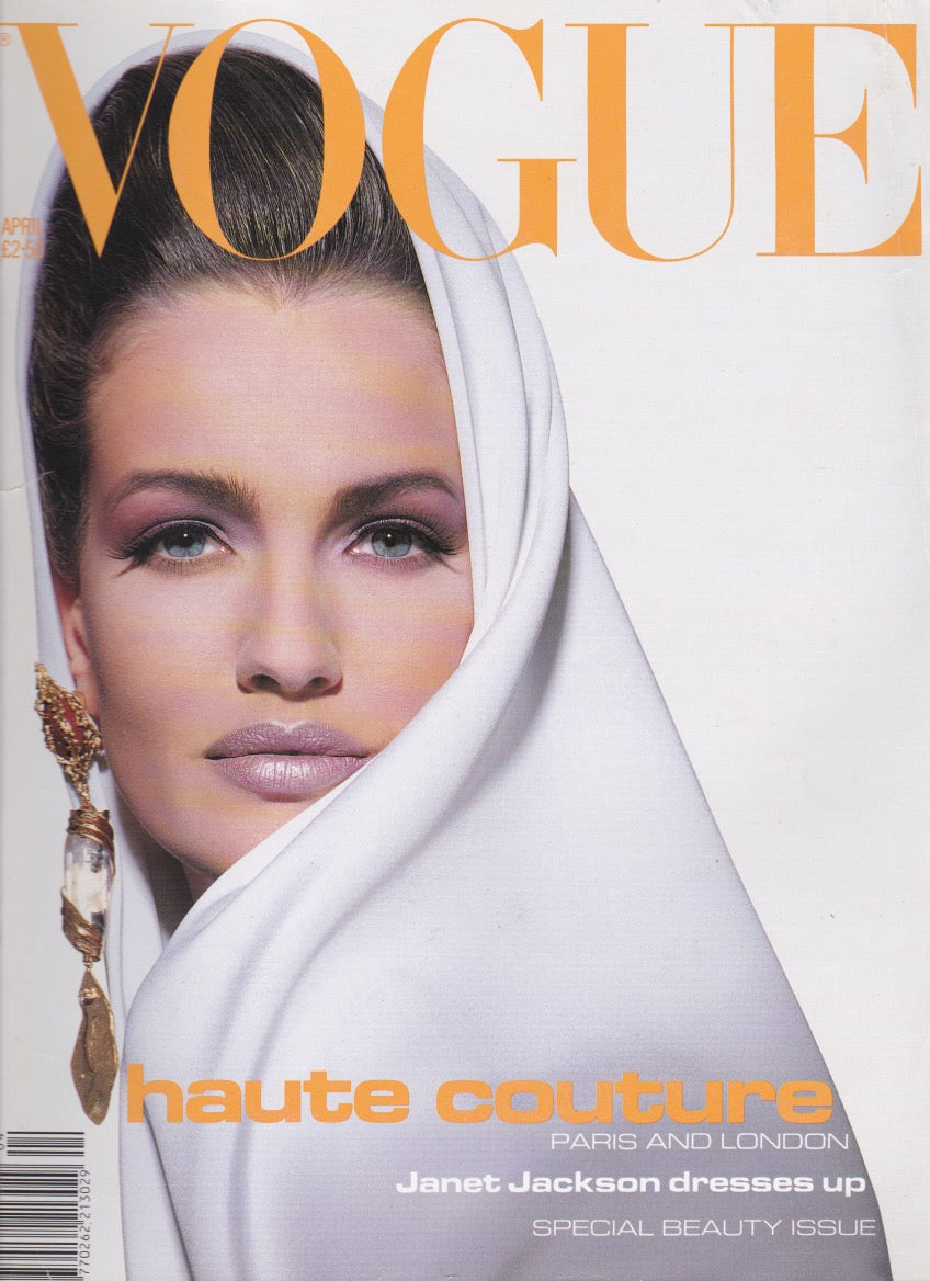 Vogue Magazine April 1991 - Karen Mulder
