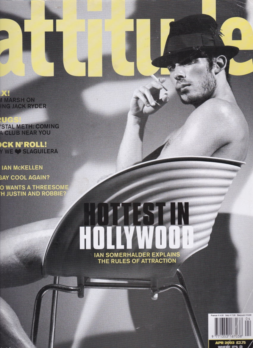 Attitude Magazine - Ian Somerhalder