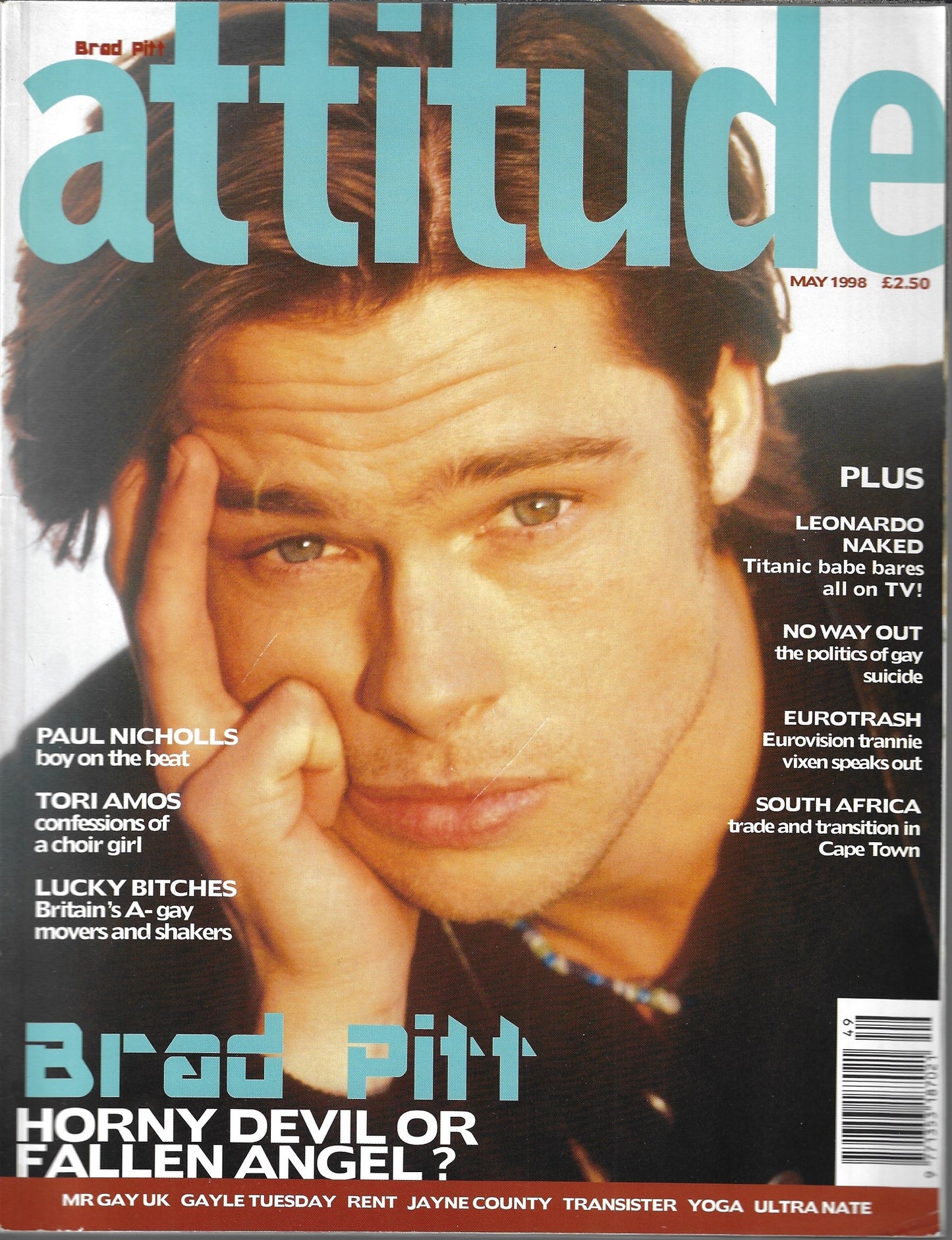 Attitude Magazine 49 - Brad Pitt