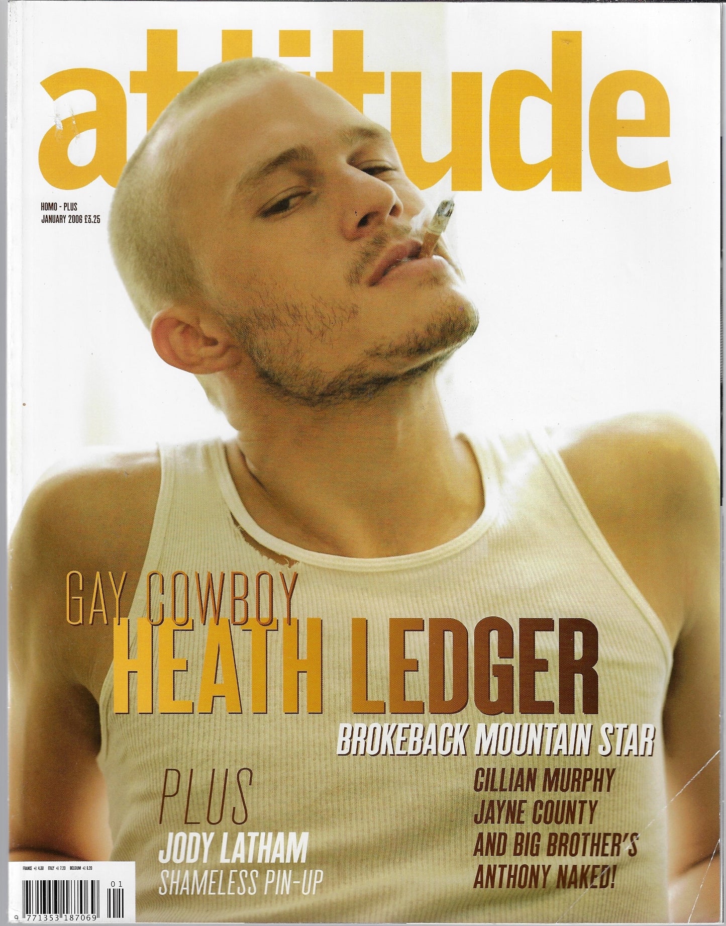 Attitude Magazine 141 - Heath Ledger