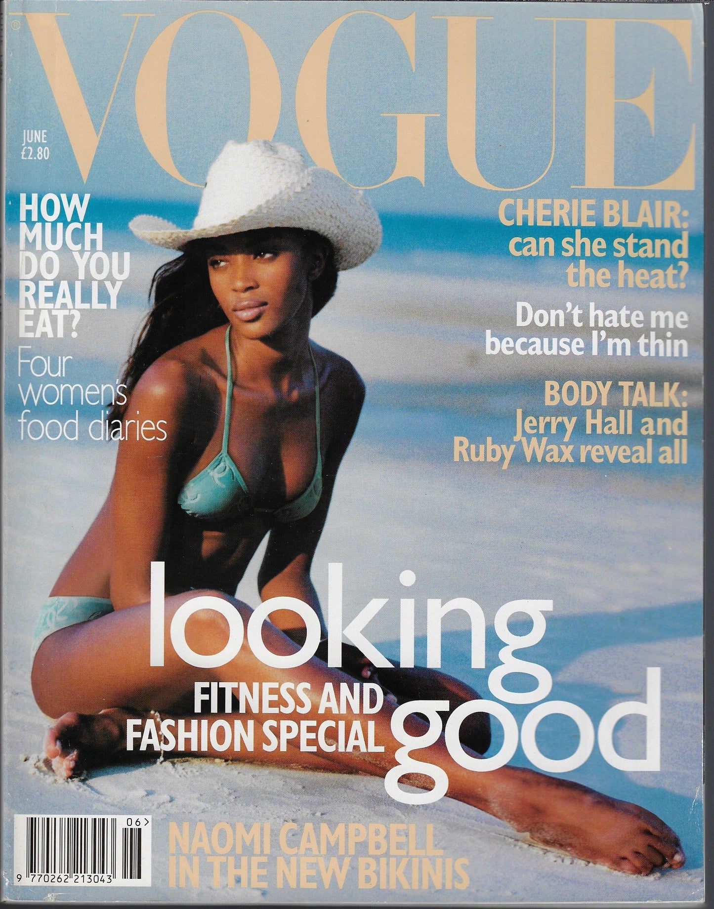 Vogue Magazine June 1996 - Naomi Campbell