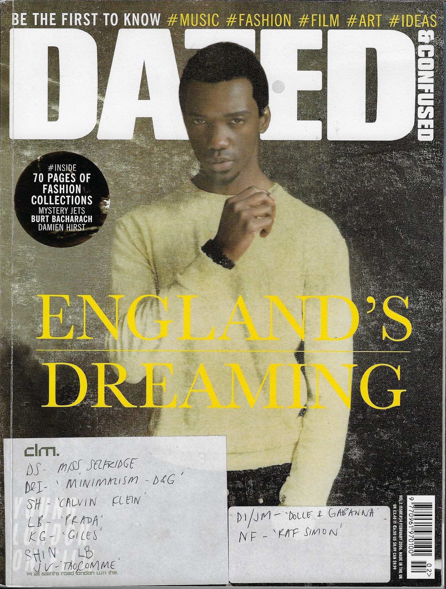 Dazed & Confused Magazine 2006 - Daon Broni