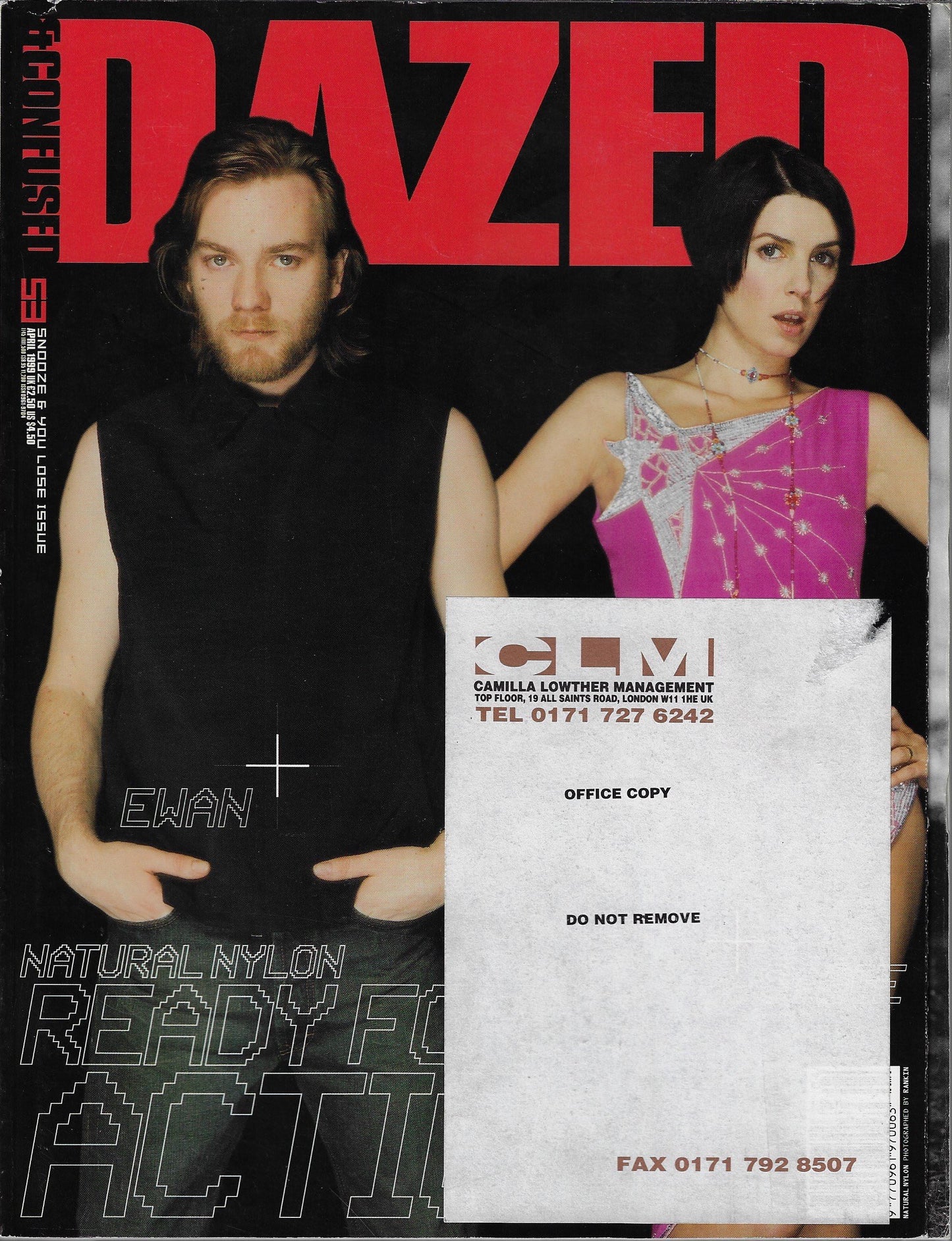 Dazed & Confused Magazine 1999 - Ewan & Sadie