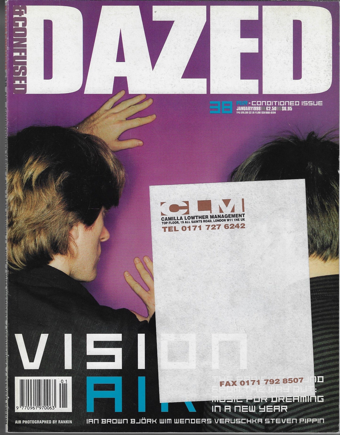 Dazed & Confused Magazine 1998 - Air