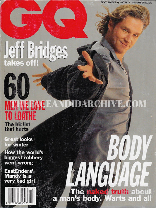 GQ Magazine December 1993 - Jeff Bridges
