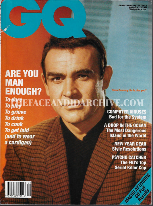 GQ Magazine February 1991 - Sean Connery