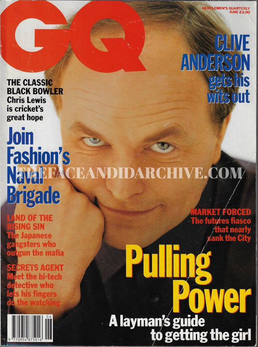 GQ Magazine June 1992 - Clive Anderson