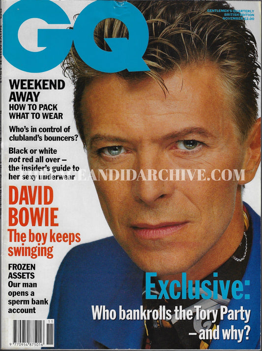 GQ Magazine November 1991 - David Bowie