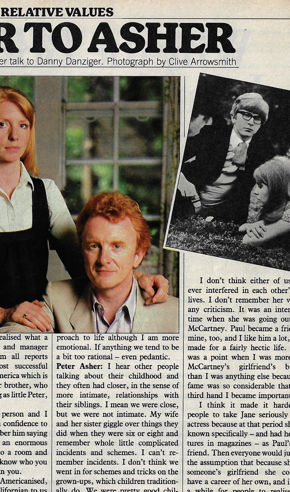 S Times Magazine - Jane Asher Relative