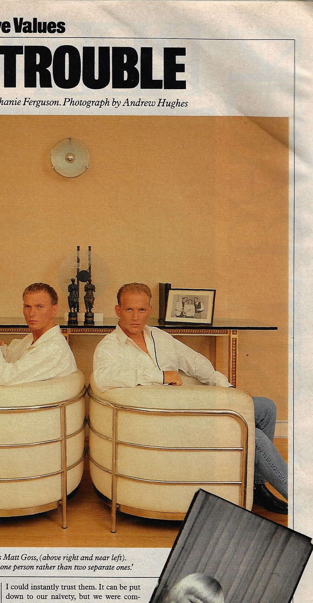 S Times Magazine - Matt Luke Goss Bros Double Trouble