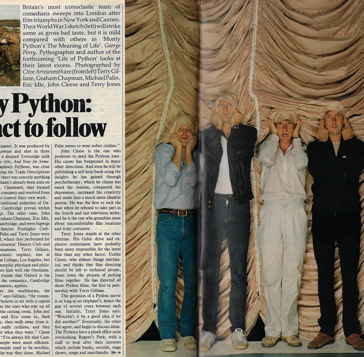 S Times Magazine - Monty Python Hard Act