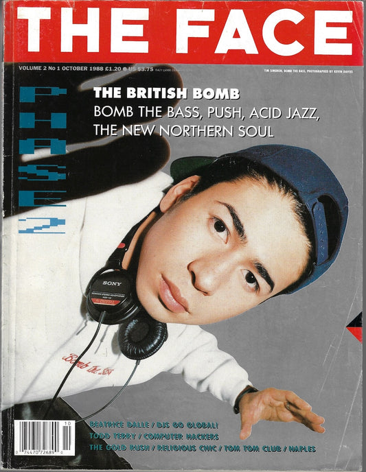 The Face Magazine 1988 - Bomb The Bass Beatrice Dalle