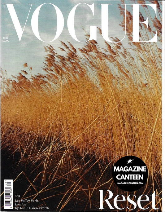 Vogue Magazine August 2020 - Reset Issue Jamie Hawkesworth