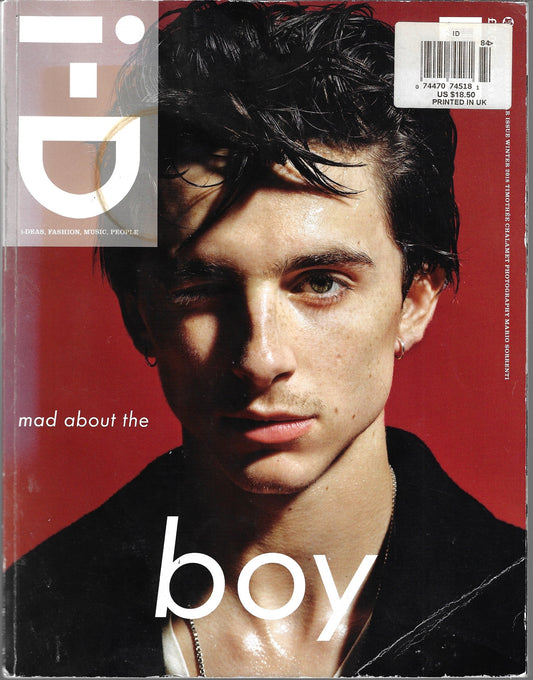 I-D Magazine 354 - Timothee Chalamet 2018