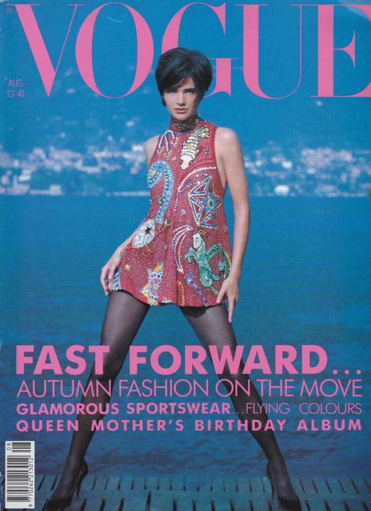 Vogue Magazine August 1990 - Helena Christensen