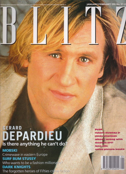 Blitz Magazine 1991 - Gerard Depardieu