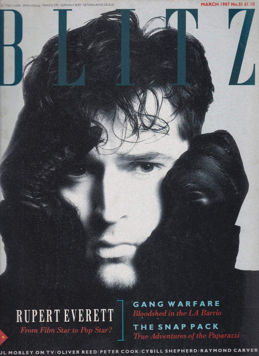 Blitz Rss Face Blitz Magazine 1987 - Rupert Everett – The Face & I-D Archive