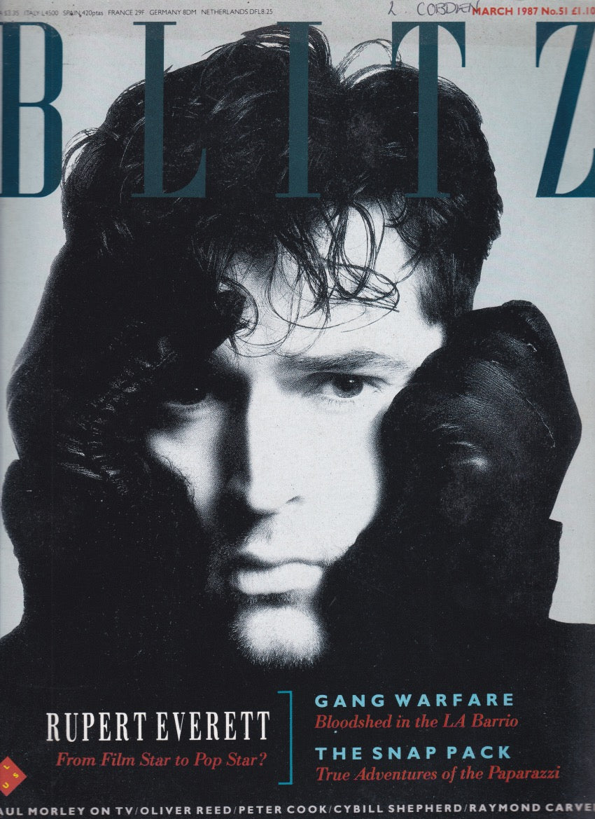 Blitz Magazine 1987 - Rupert Everett