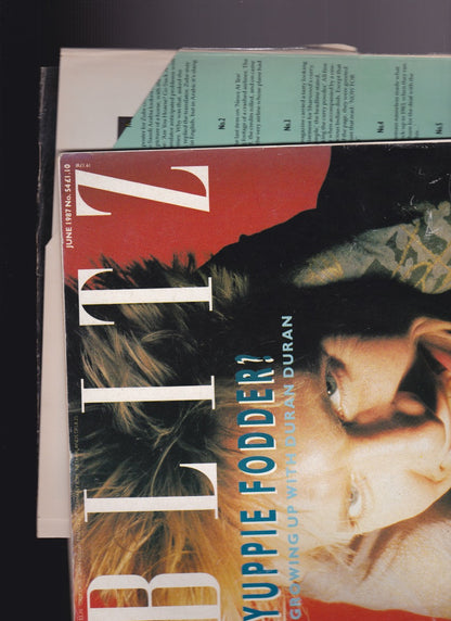 Blitz Magazine 1987 - Simon Le Bon