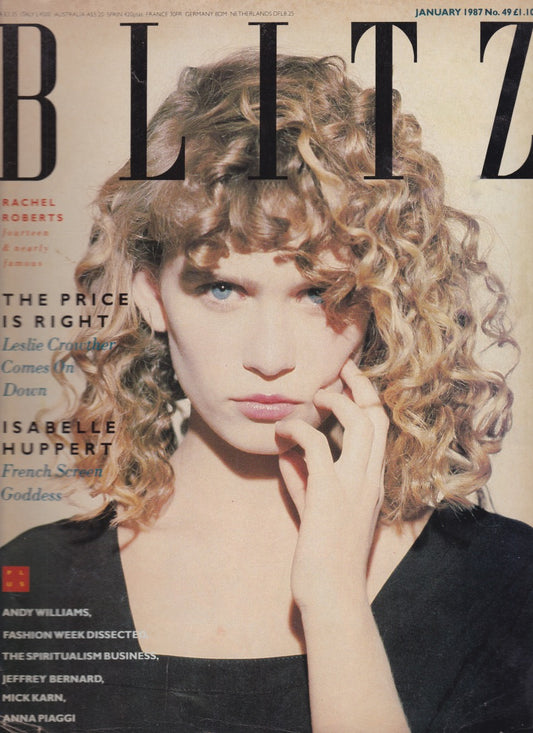 Blitz Magazine 1987 - Rachel Roberts