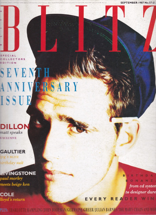 Blitz Magazine 1987 - Matt Dillon