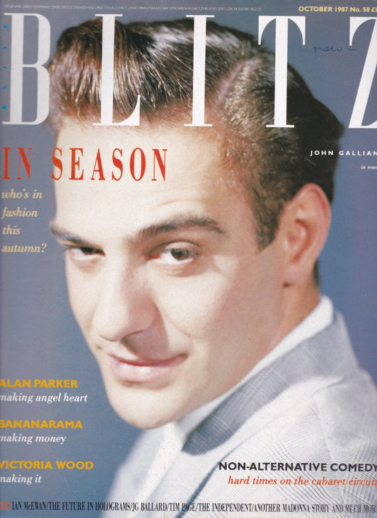 Blitz Magazine 1987 - John Galliano