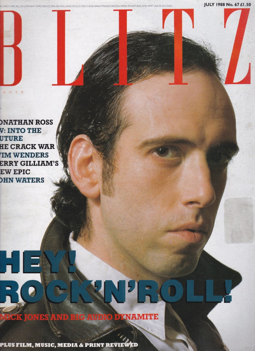 Blitz Magazine 1988 - Mick Jones