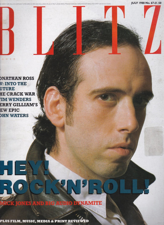 Blitz Magazine 1988 - Mick Jones