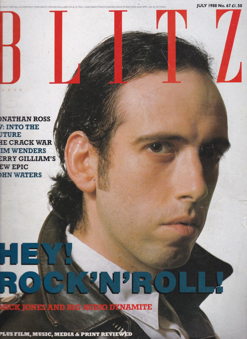 Blitz Magazine 1988 - Mick Jones