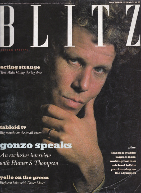 Blitz Magazine 1988 - Tom Waits