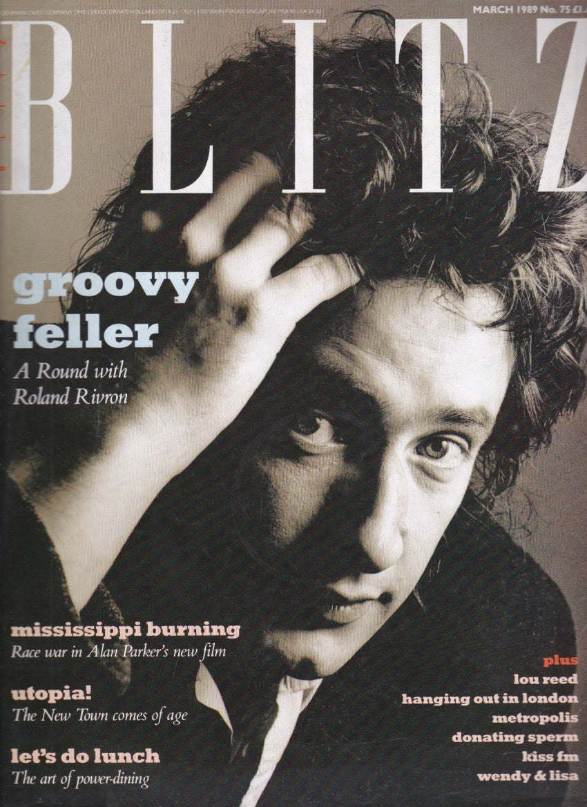 Blitz Rss Face Blitz Magazine 1989 - Rowland Rivron – The Face & I-D Archive