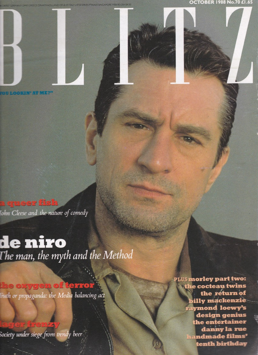 Blitz Rss Face Blitz Magazine 1988 - Robert De Niro – The Face & I-D Archive