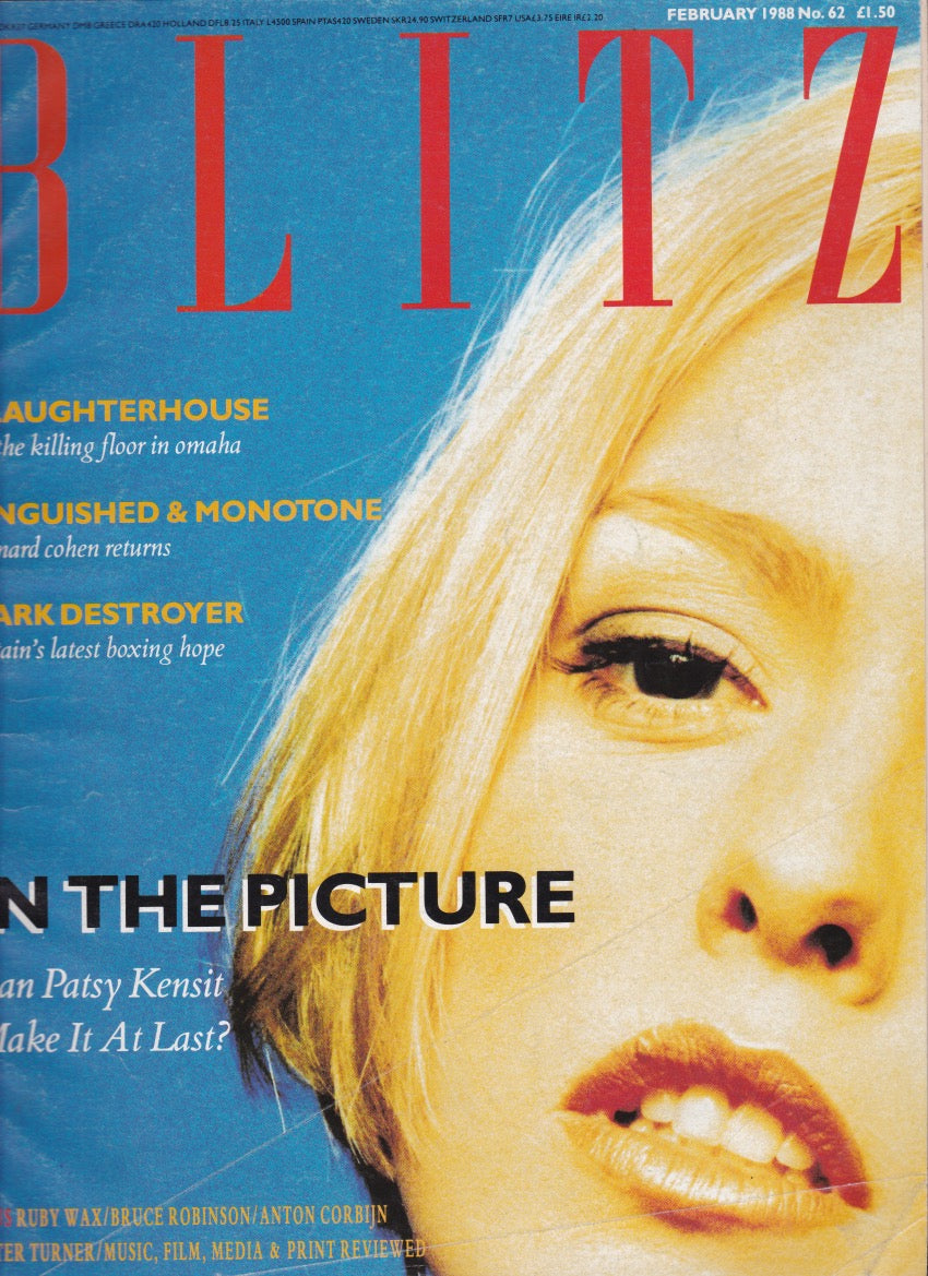 Blitz Magazine 1988 - Patsy Kensit