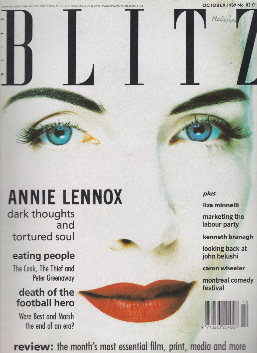 Blitz Magazine 1989 - Annie Lennox