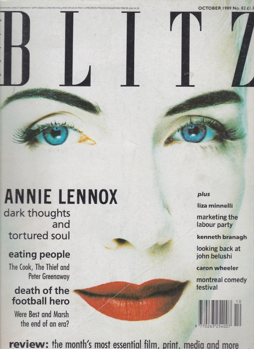 Blitz Magazine 1989 - Annie Lennox